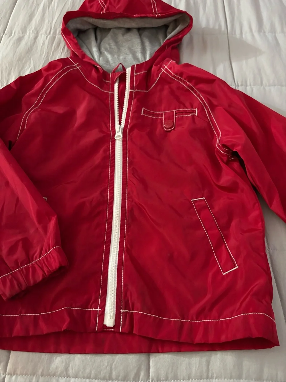 Old Navy cotton lined windbreaker for toddler, size 5T